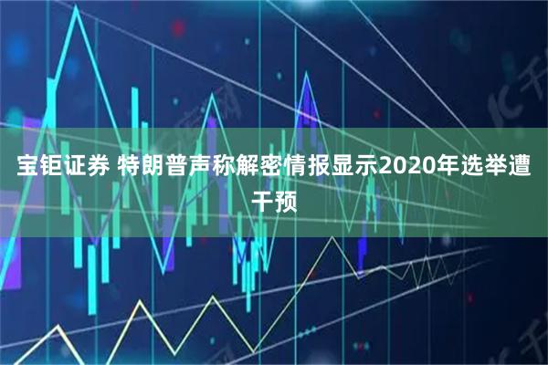 宝钜证券 特朗普声称解密情报显示2020年选举遭干预